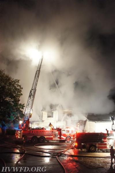 Ashaway Mill Fire 11/1/11